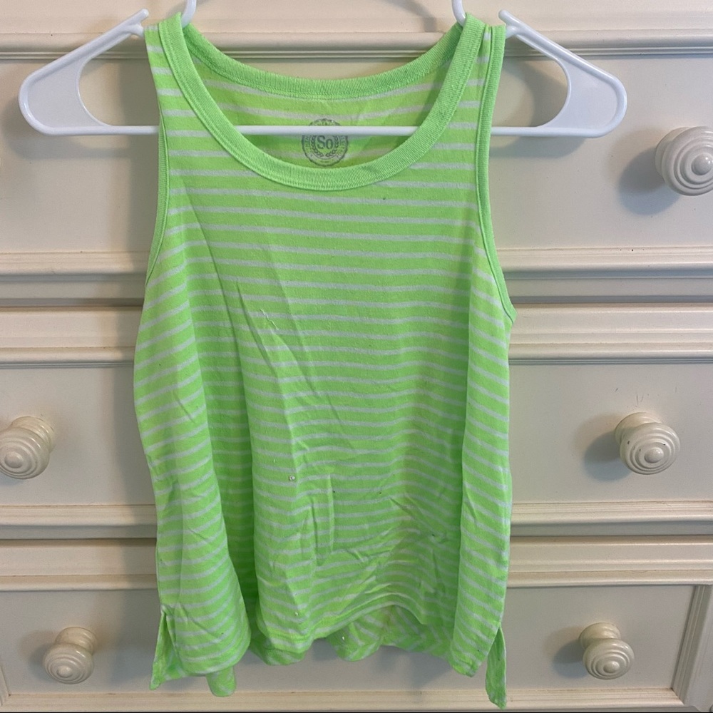 Neon Green Tank Top